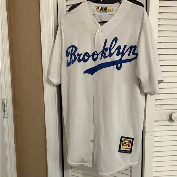 Majestic Cooperstown Collection White Jersey - Picture 1 of 7